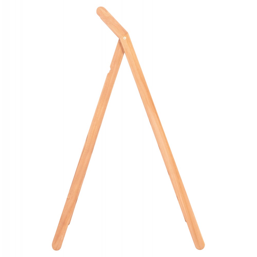 Διακοσμητική κρεμάστρα δαπέδου "METIC" από ξύλο σε χρώμα φυσικό 70x70x102.5