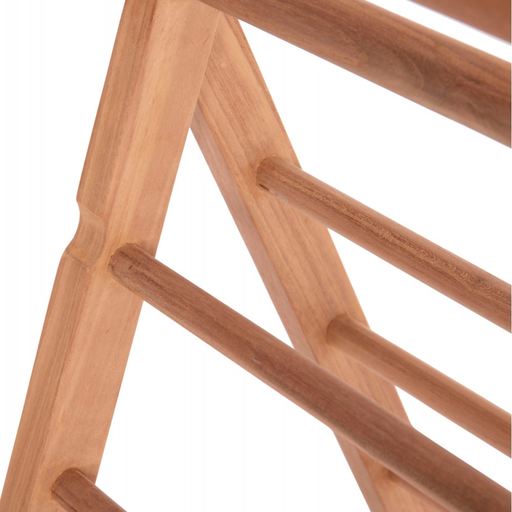 Διακοσμητική κρεμάστρα δαπέδου "METIC" από ξύλο σε χρώμα φυσικό 70x70x102.5