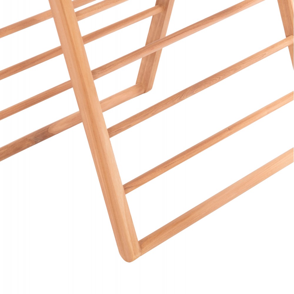 Διακοσμητική κρεμάστρα δαπέδου "METIC" από ξύλο σε χρώμα φυσικό 70x70x102.5