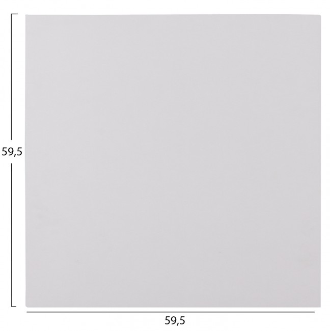 Επιφάνεια τραπεζιού τετράγωνη από HPL σε χρώμα λευκό 59.5x59.5x1.5