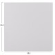 Επιφάνεια τραπεζιού τετράγωνη από HPL σε χρώμα λευκό 59.5x59.5x1.5
