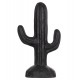 Διακοσμητικός κάκτος δαπέδου "CACTUS" από γύψο σε χρώμα μαύρο 42x30x74