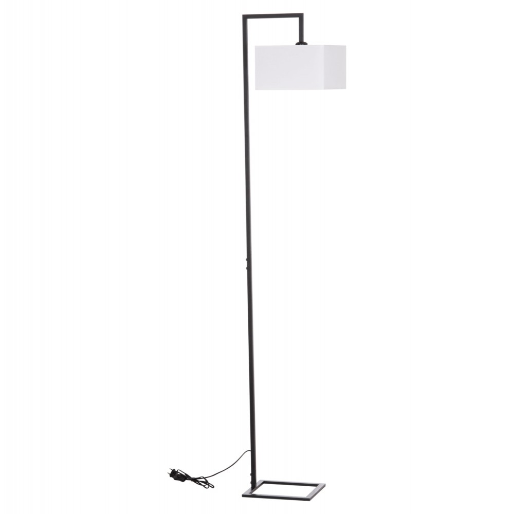 Φωτιστικό δαπέδου "BRANS" από μέταλλο/pvc σε χρώμα μαύρο/λευκό 25x33x170 Ε27