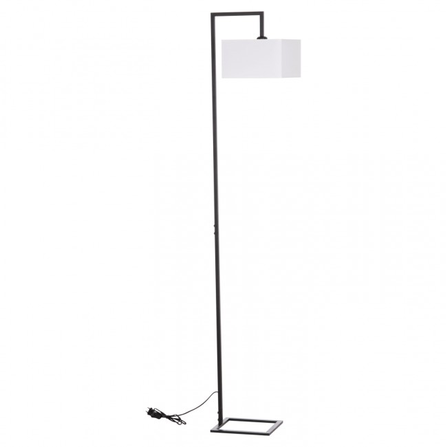 Φωτιστικό δαπέδου "BRANS" από μέταλλο/pvc σε χρώμα μαύρο/λευκό 25x33x170 Ε27