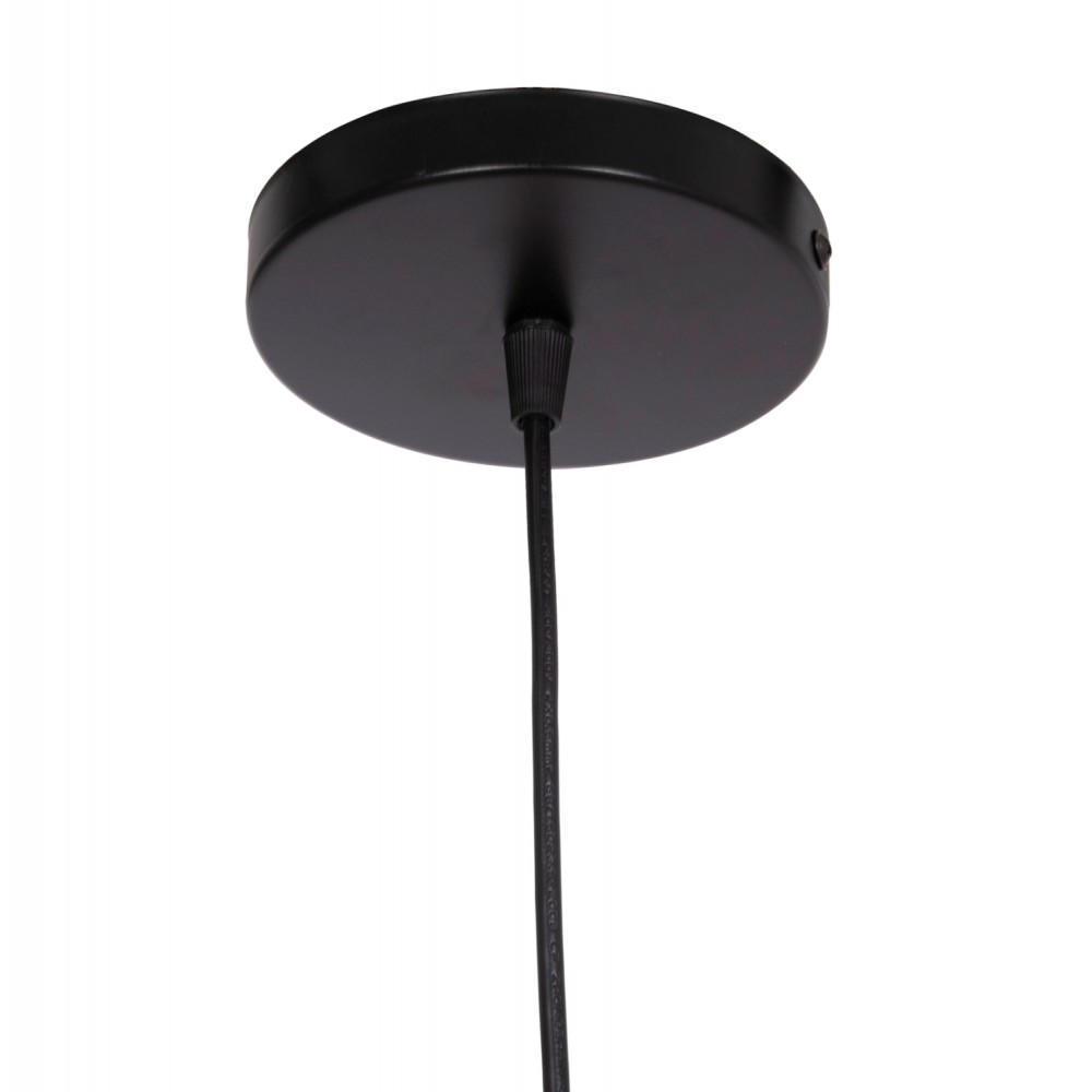 Φωτιστικό οροφής "BIUT" μονόφωτο από μέταλλο σε χρώμα μαύρο/χρυσό 15.5x4x130 E27