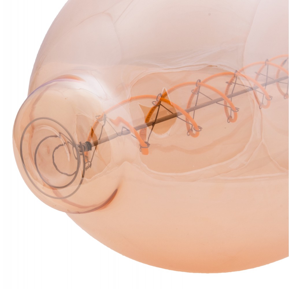 Φωτιστικό οροφής με λαμπτήρα κρεμαστό από σχοινί σε χρώμα φυσικό 2x108 Ε27