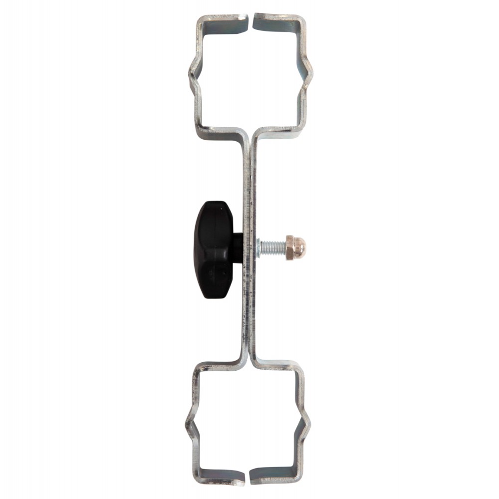 Σύνδεσμος τεντών/gazebo μεταλλικός με σφιγκτήρα 40mm