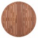 Επιφάνεια τραπεζιού στρογγυλή από ξύλο teak σε χρώμα φυσικό Φ70x4
