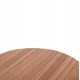 Επιφάνεια τραπεζιού στρογγυλή από ξύλο teak σε χρώμα φυσικό Φ80x4