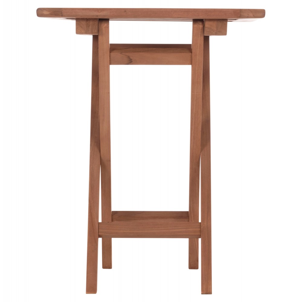 Τραπέζι σκηνοθέτη τετράγωνο "ERIS" από ξύλο teak σε χρώμα φυσικό 60x60x75