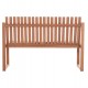 Παγκάκι κήπου "VED" διθέσιο από ξύλο teak σε χρώμα φυσικό 130x60x86
