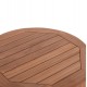 Τραπέζι/σταντ μπαρ εξωτερικού χώρου "PRESSCOT" στρογγυλό από ξύλο teak σε χρώμα φυσικό Φ60x105