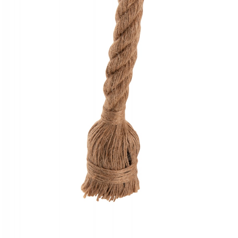 Φωτιστικό οροφής με λαμπτήρα κρεμαστό από σχοινί σε χρώμα φυσικό 2x108 Ε27