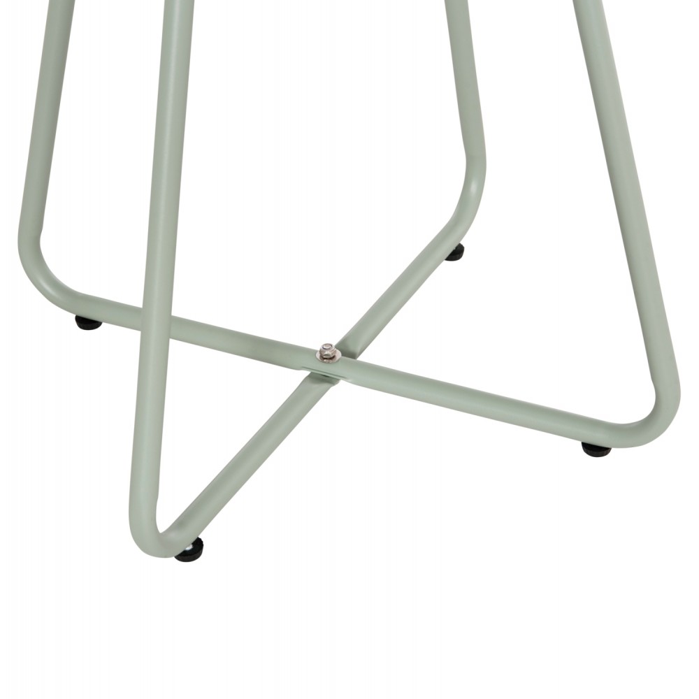 Σετ lounge εξωτερικού χώρου "OREGO" 3τμχ από αλουμίνιο/μέταλλο σε χρώμα φυστικί Φ40x50