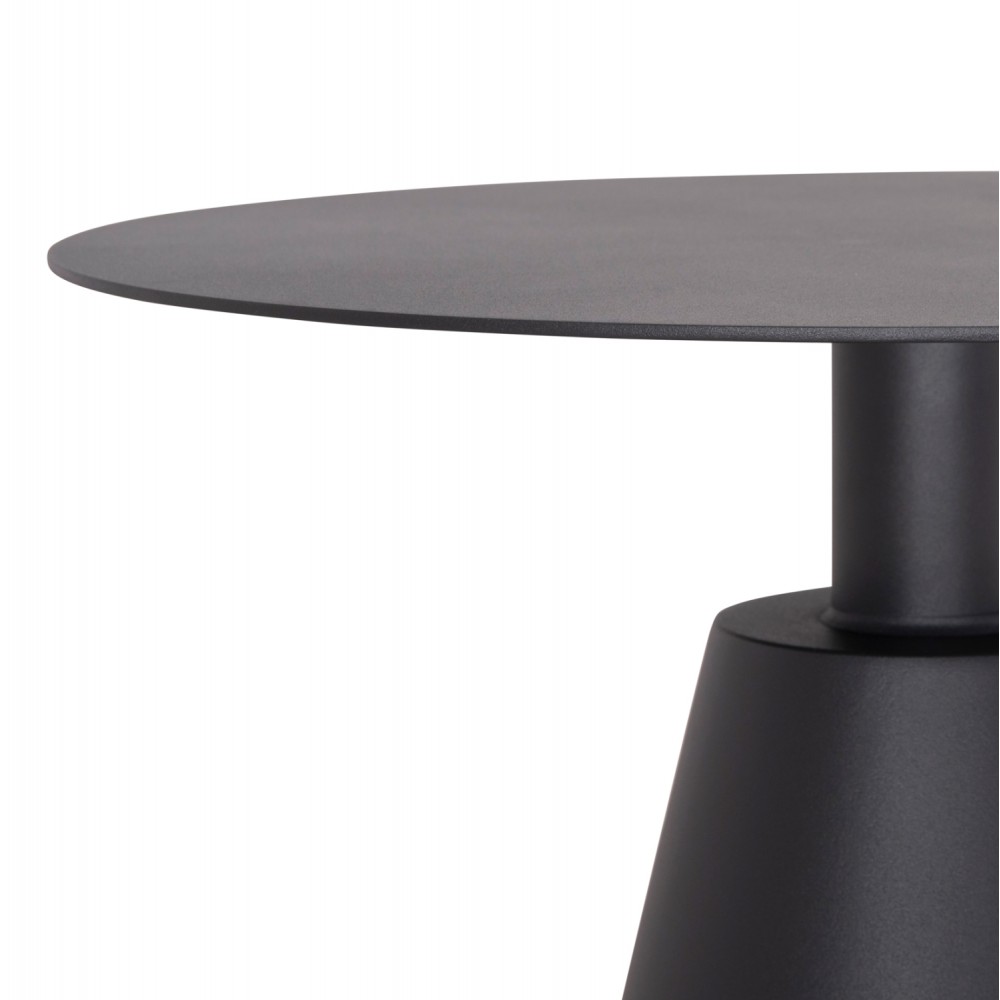 Σετ lounge εξωτερικού χώρου "OREGO" 3τμχ από αλουμίνιο σε χρώμα σκούρο γκρι Φ50x56