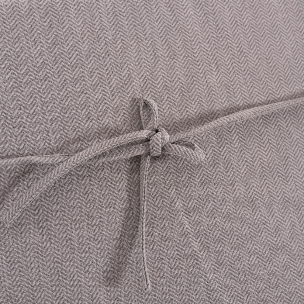 Μαξιλάρι ξαπλώστρας "KIHEI" με foam από ύφασμα σε χρώμα γκρι ανοιχτό 198x70x20