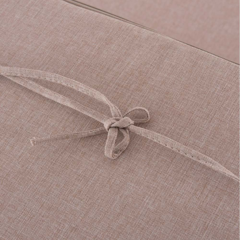 Μαξιλάρι ξαπλώστρας "KIHEI" με foam από ύφασμα σε χρώμα μπεζ 198x70x20