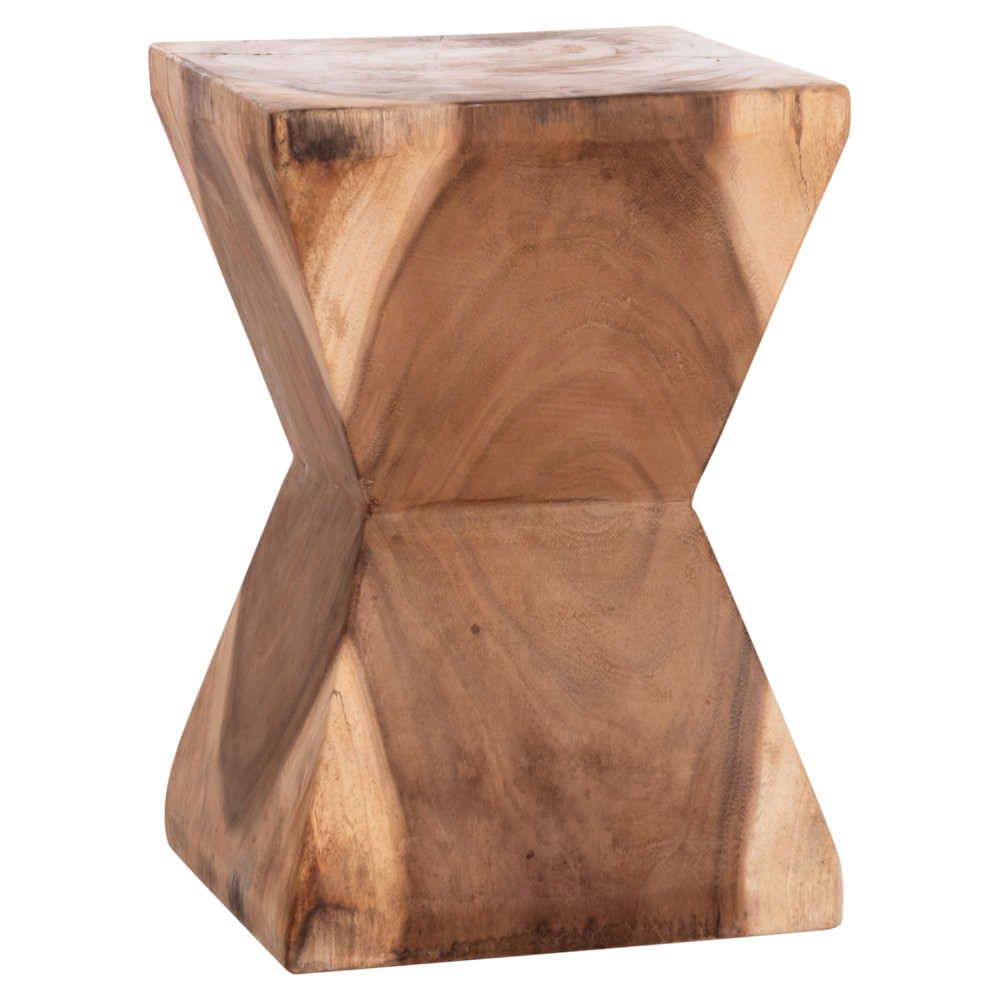 Σκαμπό βοηθητικό "ANVIL" από ξύλο σε χρώμα φυσικό 31x31x45