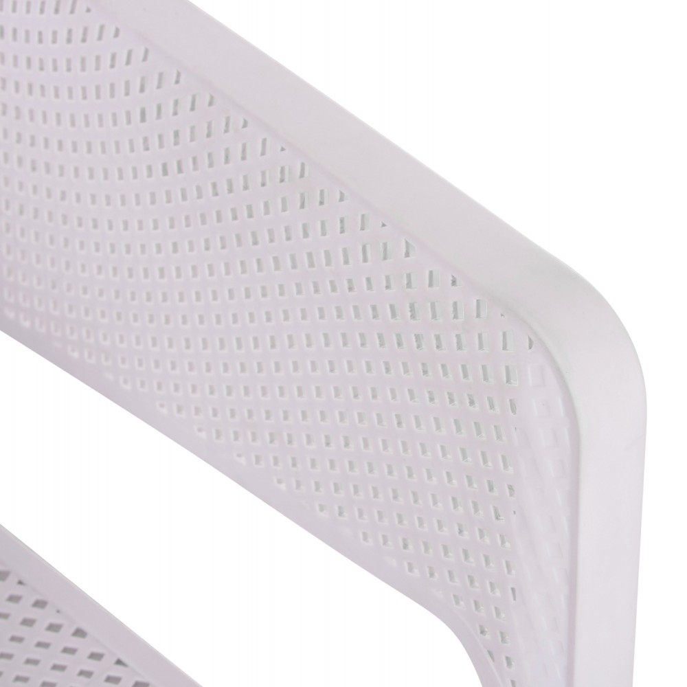 Πολυθρόνα εξωτερικού χώρου "JOHN" από pp σε χρώμα λευκό 59x58x79.5