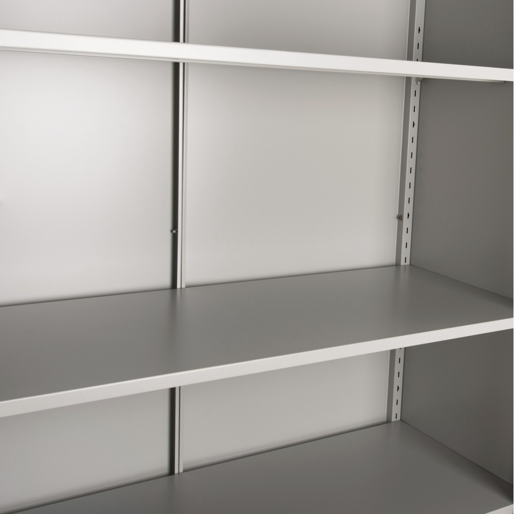 Ντουλάπα δίφυλλη "CLOD" από μέταλλο σε χρώμα ανοιχτό γκρι 90x40x190