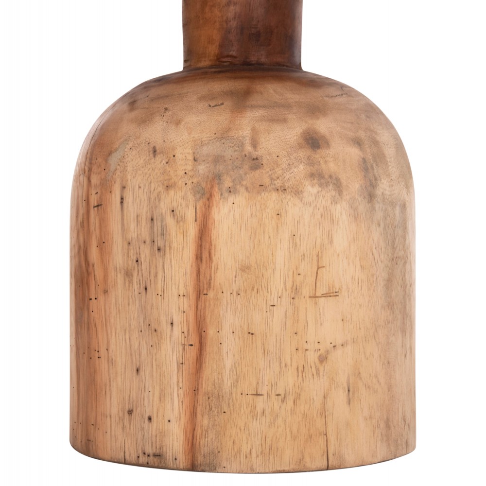 Τραπέζι βοηθητικό "PUMBE" από ξύλο σε χρώμα φυσικό Φ40x50