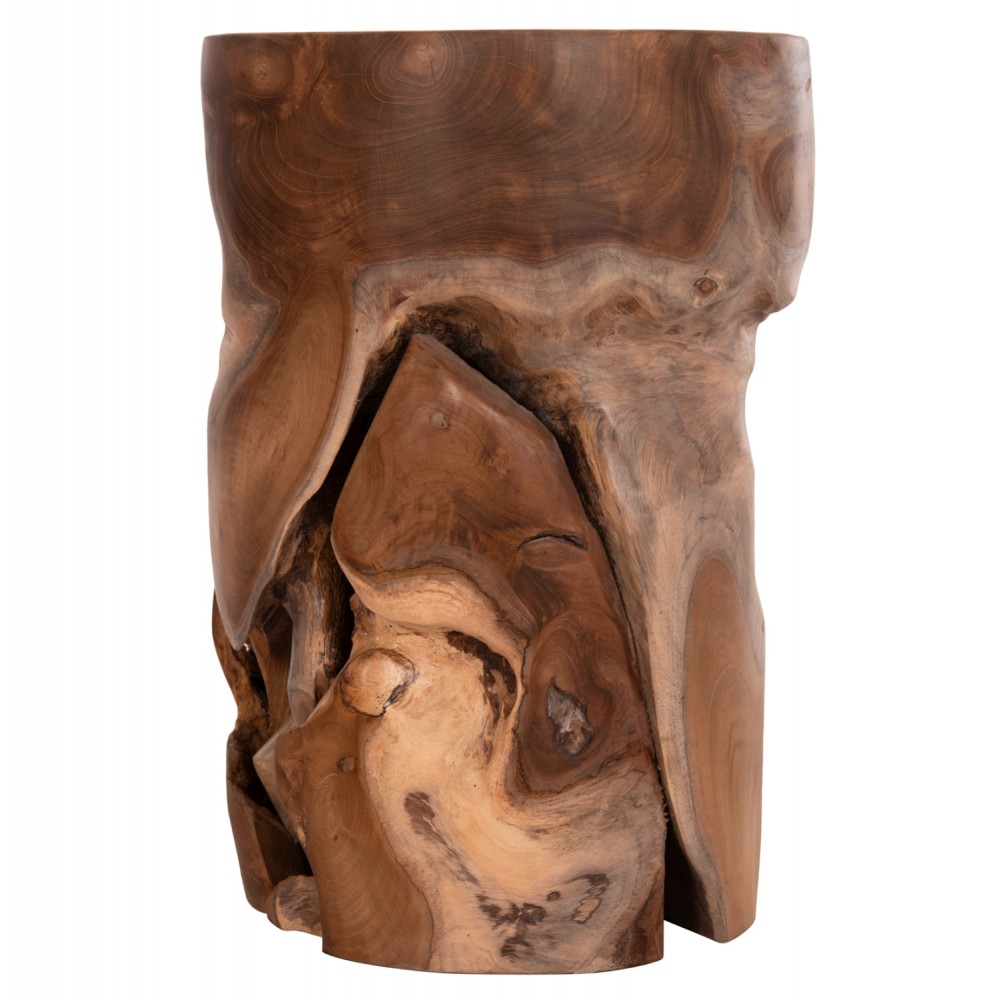 Βοηθητικό σκαμπό/τραπεζάκι "STOMP" από ξύλο σε χρώμα φυσικό Φ30x45