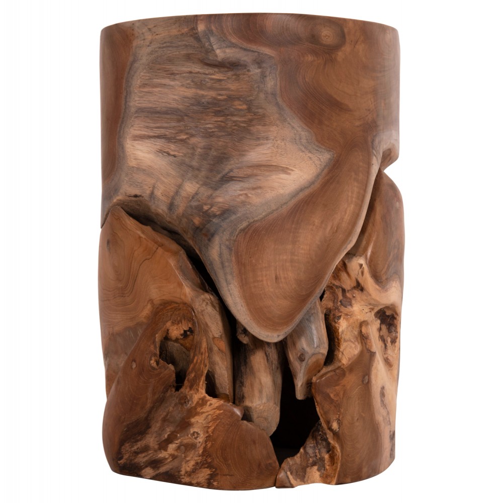 Βοηθητικό σκαμπό/τραπεζάκι "STOMP" από ξύλο σε χρώμα φυσικό Φ30x45