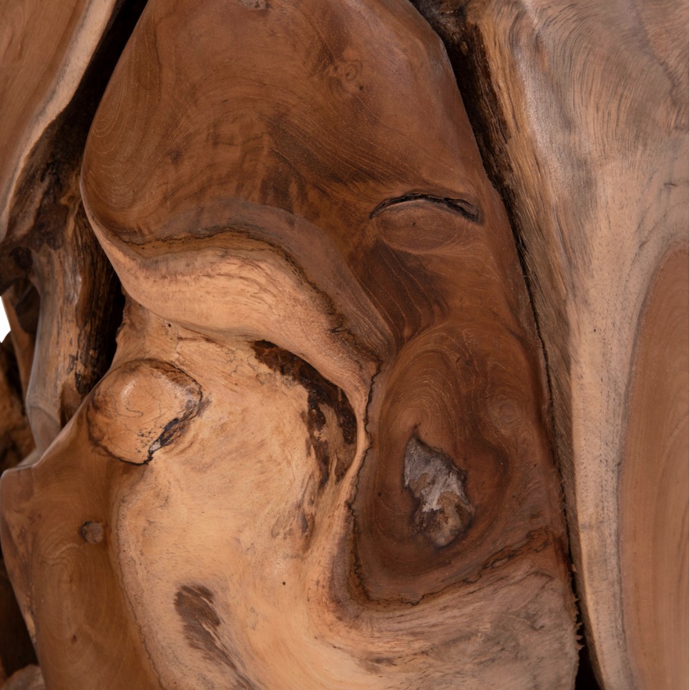 Βοηθητικό σκαμπό/τραπεζάκι "STOMP" από ξύλο σε χρώμα φυσικό Φ30x45