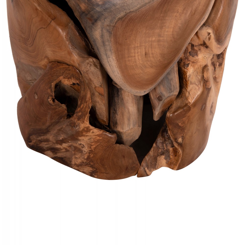 Βοηθητικό σκαμπό/τραπεζάκι "STOMP" από ξύλο σε χρώμα φυσικό Φ30x45