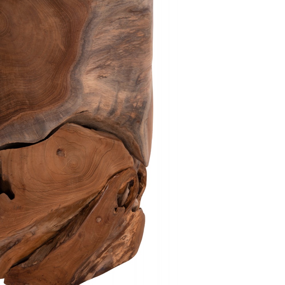 Βοηθητικό σκαμπό/τραπεζάκι "STOMP" από ξύλο σε χρώμα φυσικό Φ30x45