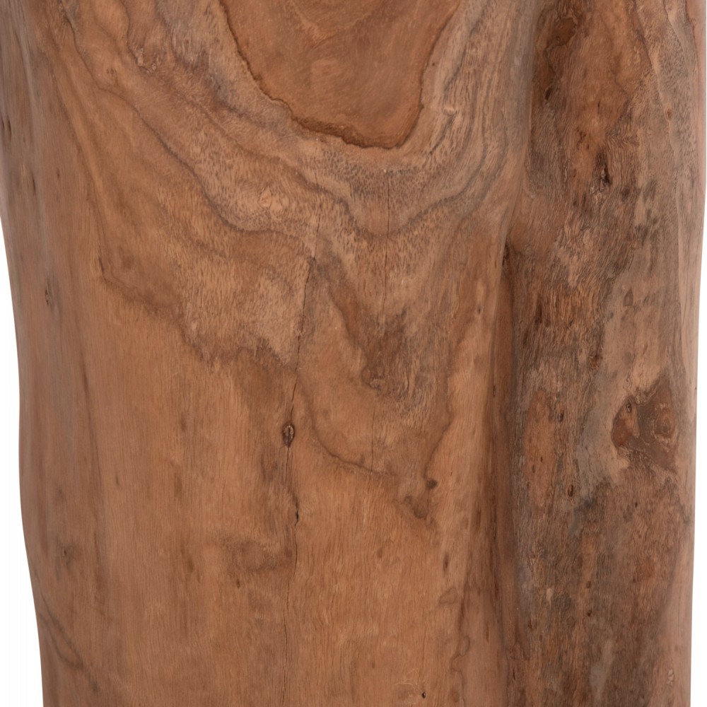 Βοηθητικό τραπέζι/σκαμπό "TRONCO" από ξύλο σε χρώμα φυσικό Φ30x45