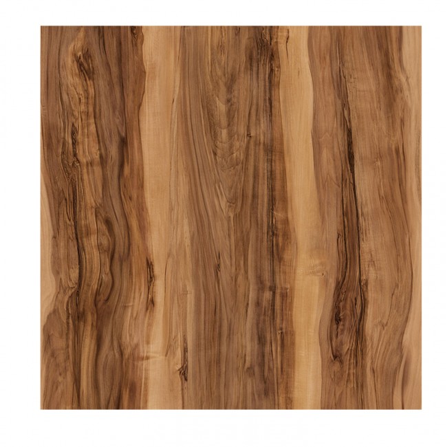 Επιφάνεια τραπεζιού τετράγωνη από HPL σε χρώμα indian sheesham 60x60