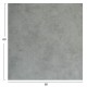 Επιφάνεια τραπεζιού τετράγωνη από HPL σε χρώμα cement 60x60