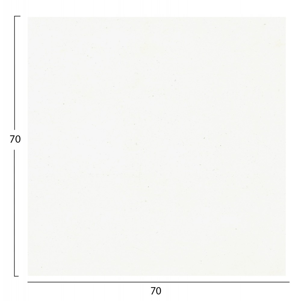 Επιφάνεια τραπεζιού τετράγωνη από HPL σε χρώμα λευκό 70x70