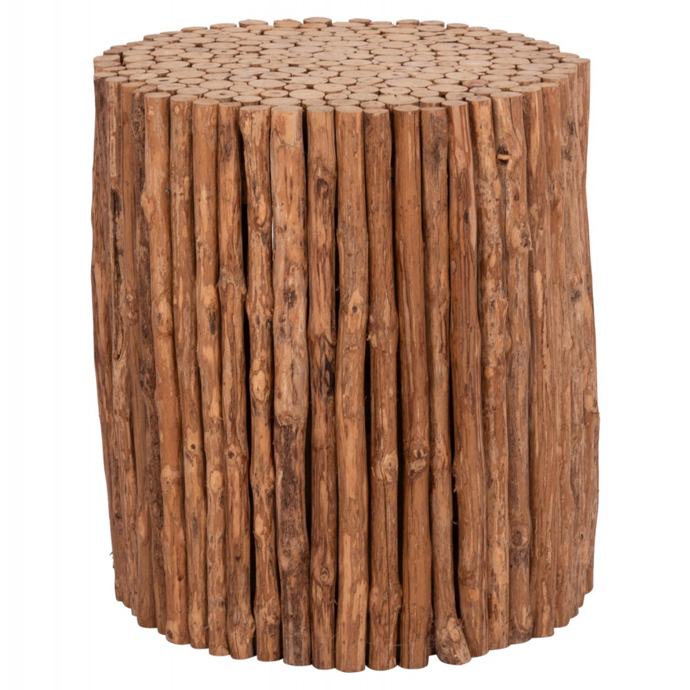 Τραπέζι σαλονιού στρογυλλό "DRIFTER" από driftwood σε χρώμα φυσικό Φ36x40