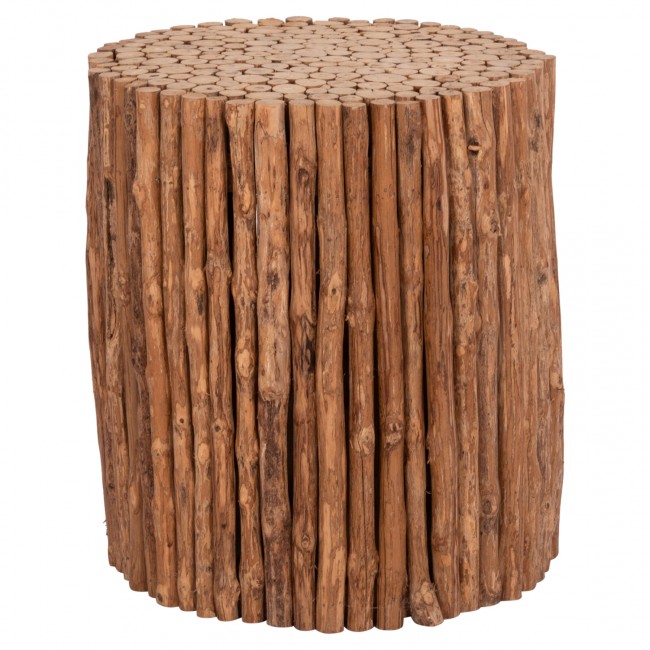 Τραπέζι σαλονιού στρογυλλό "DRIFTER" από driftwood σε χρώμα φυσικό Φ36x40