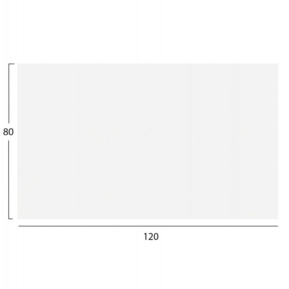 Επιφάνεια τραπεζιού ορθογώνια από HPL σε χρώμα λευκό 120x80