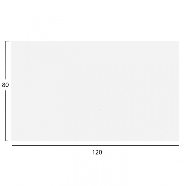Επιφάνεια τραπεζιού ορθογώνια από HPL σε χρώμα λευκό 120x80