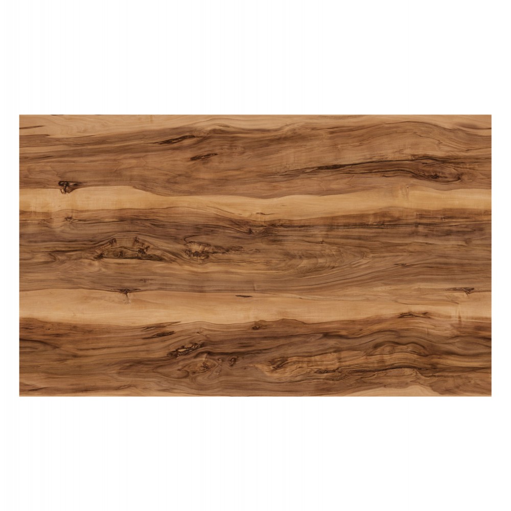 Επιφάνεια τραπεζιού ορθογώνια από HPL σε χρώμα indian sheesham 120x80