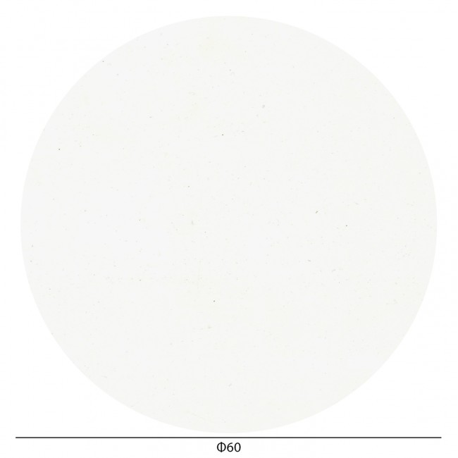 Επιφάνεια τραπεζιού στρογγυλή από HPL σε χρώμα λευκό Φ60