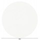 Επιφάνεια τραπεζιού στρογγυλή από HPL σε χρώμα λευκό Φ60