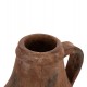 Διακοσμητικό επιτραπέζιο βάζο "VERMO" από τερακότα σε χρώμα παλαιωμένο καφέ Φ25x28