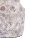 Διακοσμητικό επιτραπέζιο βάζο "VERMO" από τερακότα σε χρώμα γκρι Φ20x19