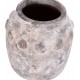 Διακοσμητικό επιτραπέζιο βάζο "VERMO" από τερακότα σε χρώμα γκρι Φ20x19