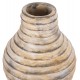 Διακοσμητικό επιτραπέζιο βάζο "VERMO" από τερακότα σε χρώμα μπεζ Φ27x30