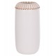 Επιτραπέζιο διακοσμητικό βάζο "LENNOX" από τερακότα σε χρώμα λευκό Φ18x33