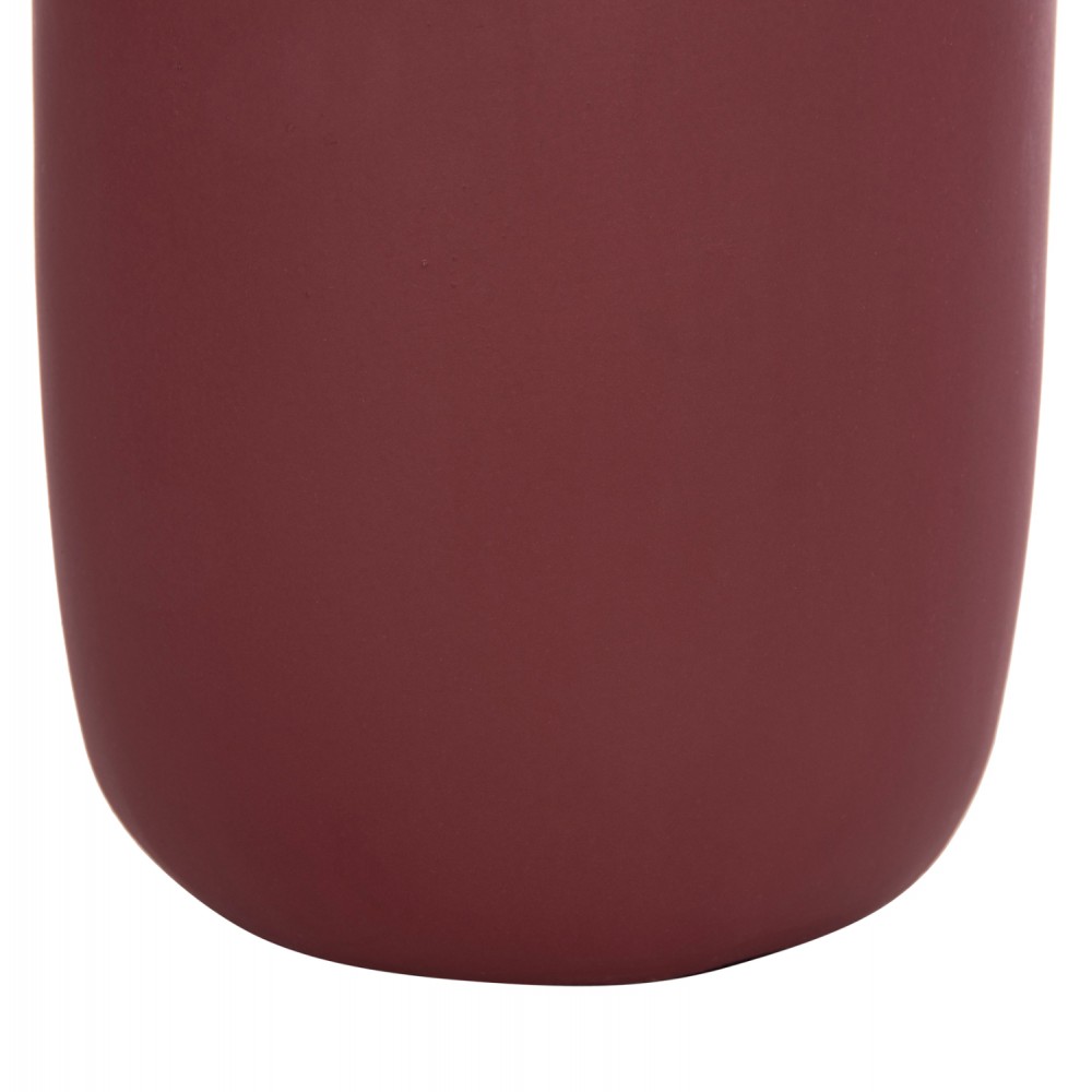 Επιτραπέζιο διακοσμητικό βάζο "LENNOX" από τερακότα σε χρώμα βυσσινί Φ18x33
