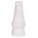 Επιτραπέζιο διακοσμητικό βάζο "NAMENTIS" από τερακότα σε χρώμα λευκό 26x15x32.5