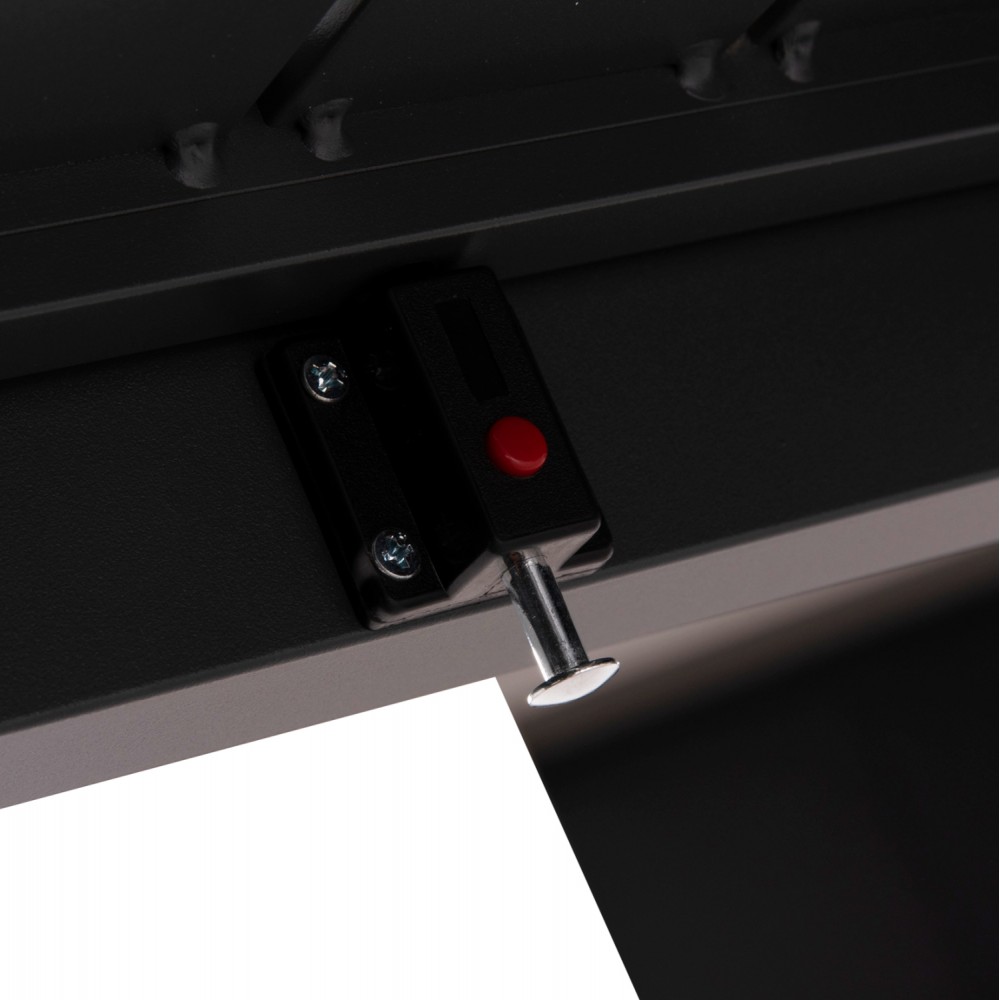 Σετ τραπεζαρίας εξωτερικού χώρου "KRUM' από αλουμίνιο/rattan σε χρώμα σκούρο γκρι 160-240x90x73