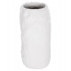 Επιτραπέζιο διακοσμητικό βάζο "NAMENTIS" από τερακότα σε χρώμα λευκό 22x13x28